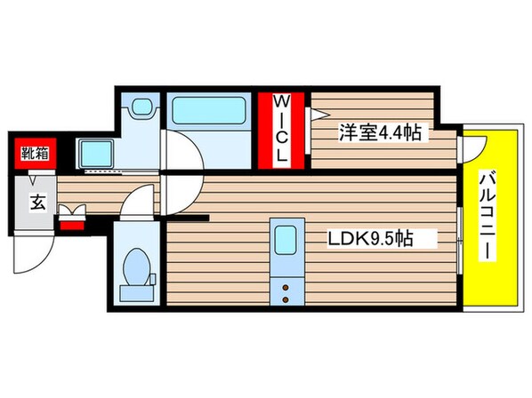 TENAS泉の物件間取画像